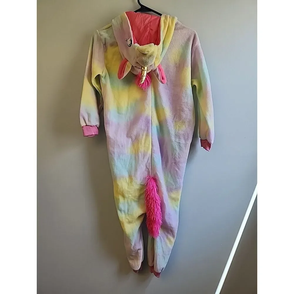Childs M Pastel Unicorn Costume w Pockets Halloween, Dress up,‎ Party, Cosplay